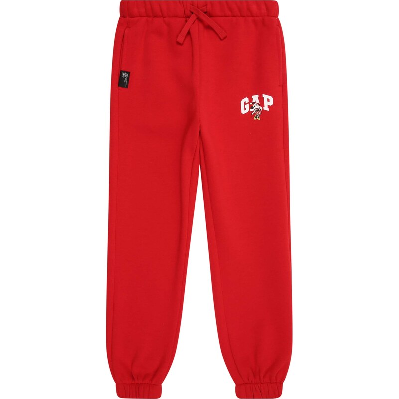GAP Nohavice červená / čierna / biela 66173544