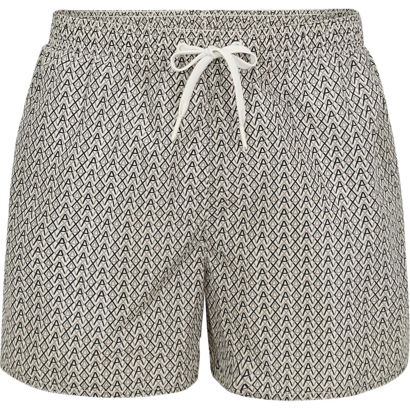ARMANI EXCHANGE Plavecké šortky krémová / čierna 66173592
