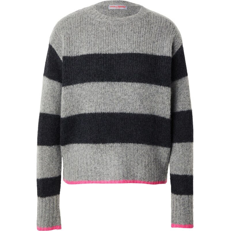 Frieda & Freddies NY Sveter tmavosivá / čierna 66173659