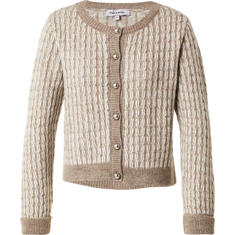 MORE & MORE Kardigán béžová / striebornosivá 66173703