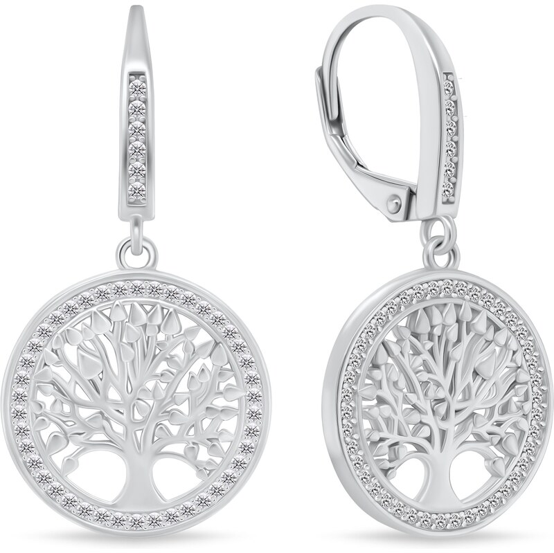 Brilio Silver Módne strieborné náušnice strom života EA69 66580150