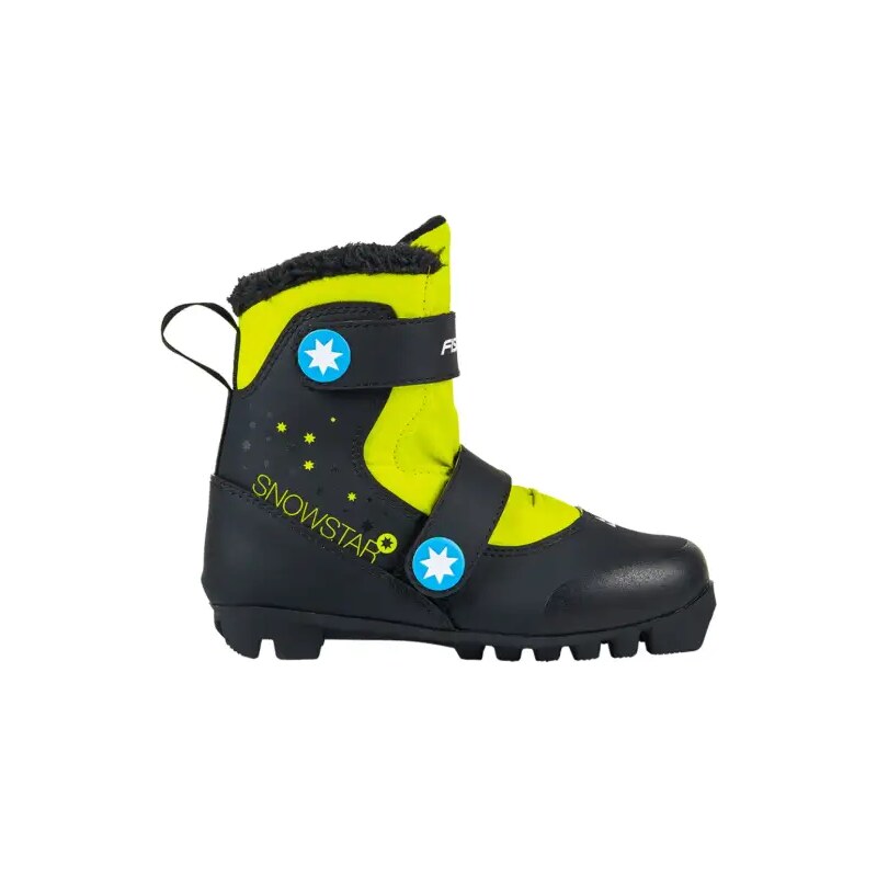 E-shop Fischer Snowstar detské topánky na bežky Black/Yellow vel. 28