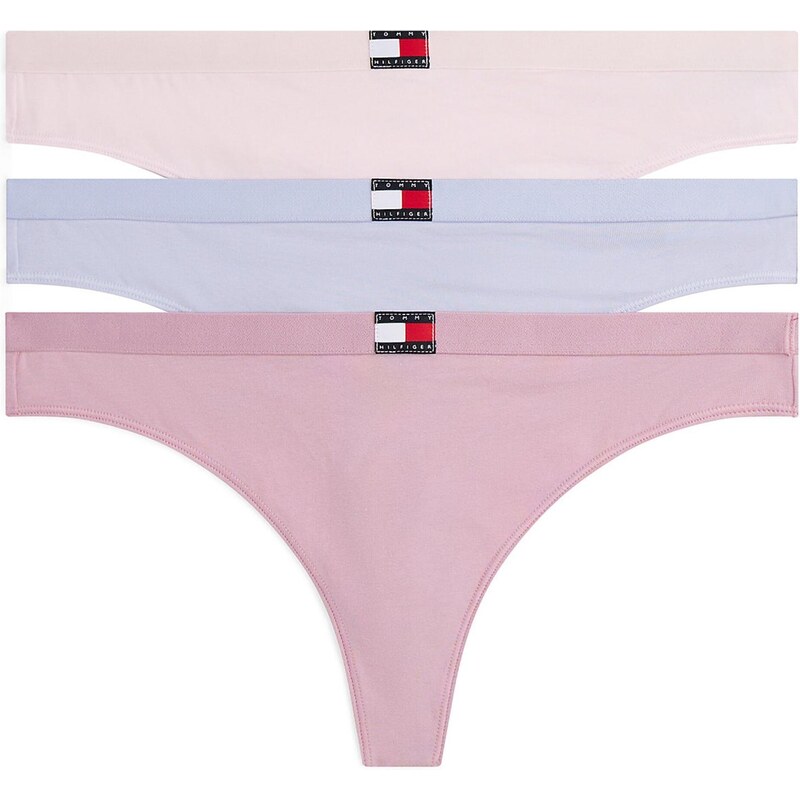 Tommy Hilfiger Underwear Tangá Heritage pastelovo modrá / orgovánová / 66179469
