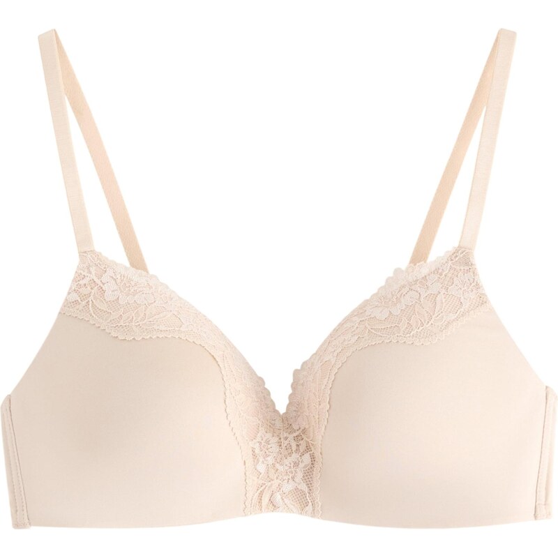 Lindex Podprsenka Flora svetlobéžová 66179487