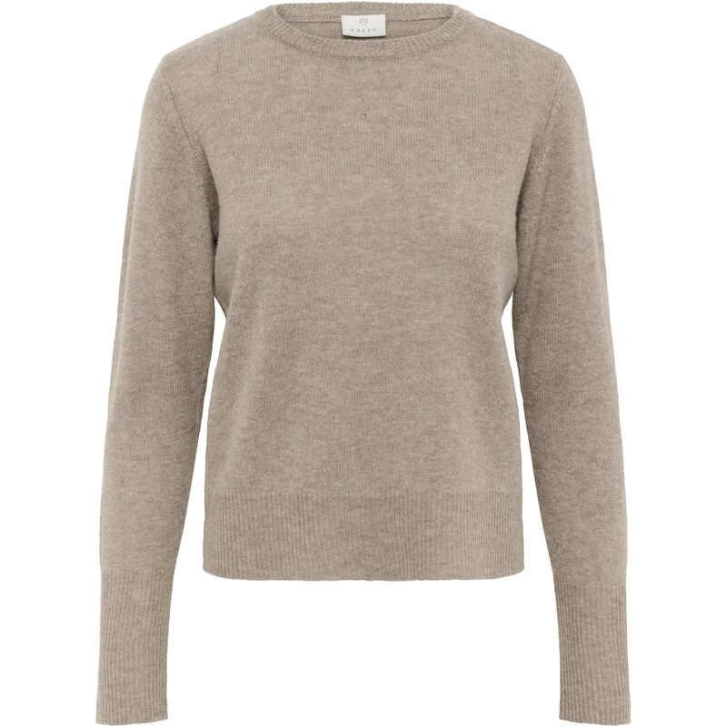 Kaffe Sveter KACashie hnedá melírovaná 66179552