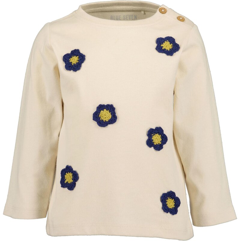 BLUE SEVEN Tričko béžová / námornícka modrá / karí 66179778