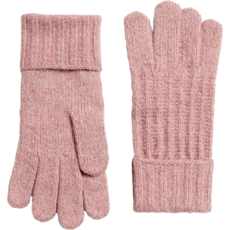 Lipsy Prstové rukavice ružová 66179817