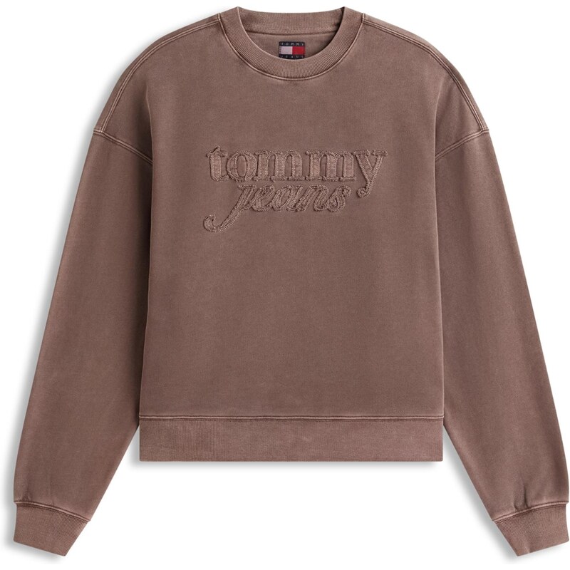 Tommy Jeans Mikina čokoládová 66179845