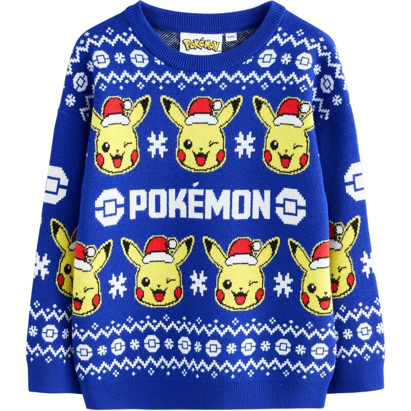 Next Sveter modrá / citrónová žltá / prírodná biela 66179862