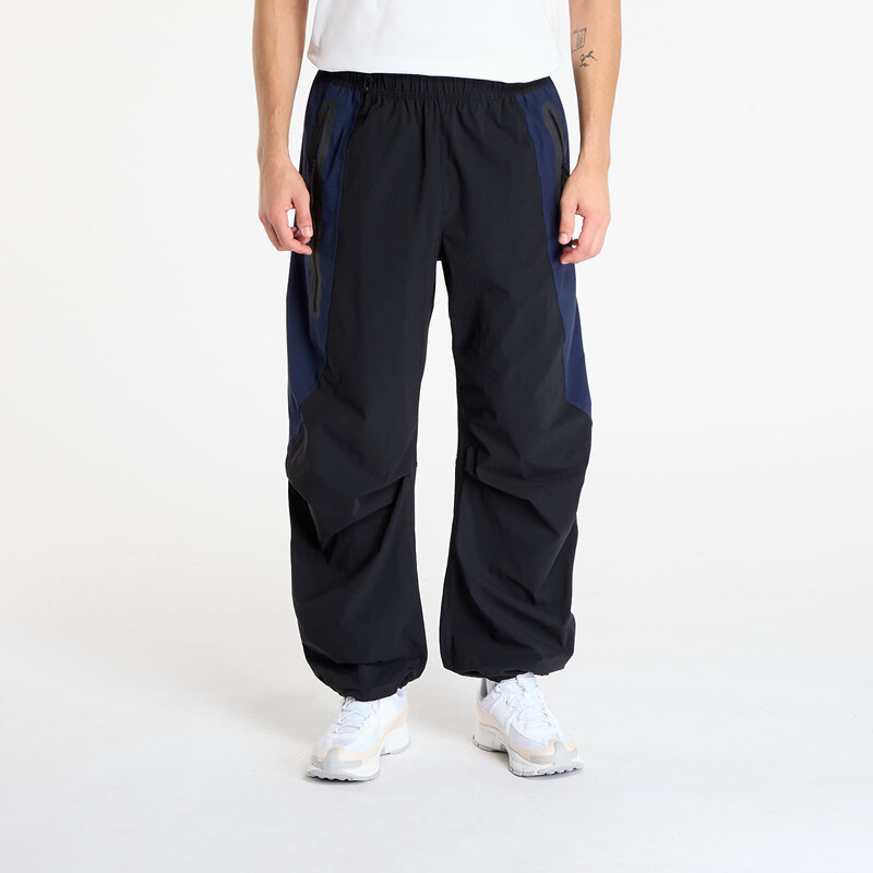Kalhoty Nike Tech Mens Dri-FIT Woven Color-Block Oversized Pants Black 65970950