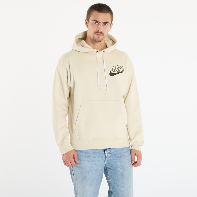 Mikina Nike Solo Swoosh Mens Fleece Hoodie Lt Khaki L 65859147