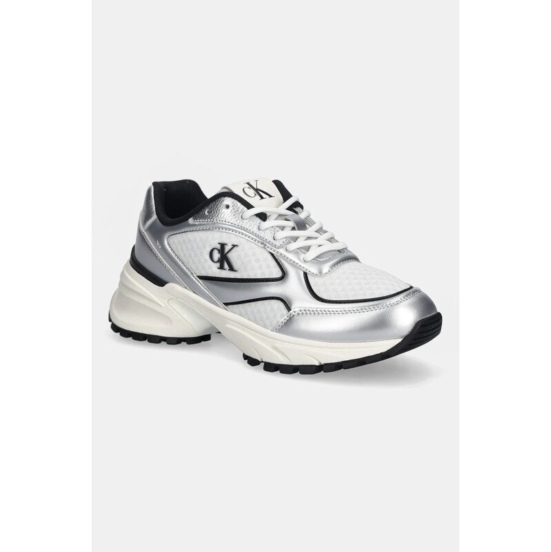Tenisky Calvin Klein HIKE RUNNER LACE UP MESH MIX MET 66185334