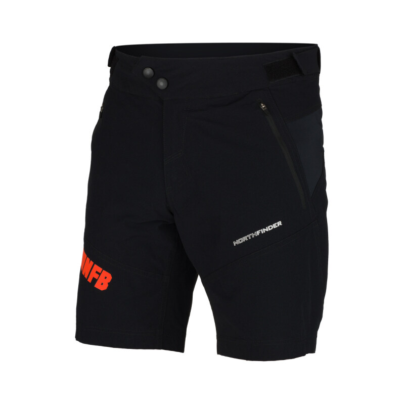 Northfinder Weston BE-3376MB nohavice, čierno-červené 66185834