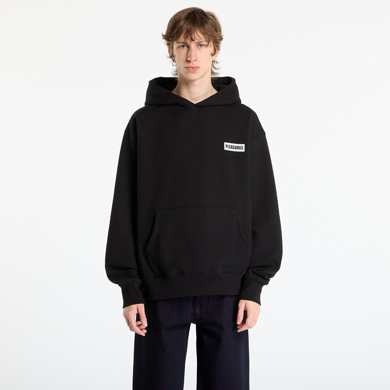Mikina PLEASURES Workman Hoodie Black S 66802854