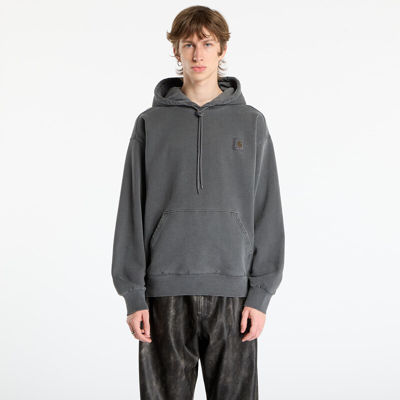 Mikina Carhartt WIP Hooded Vista Sweat UNISEX Black Garment Dyed XL 66186021