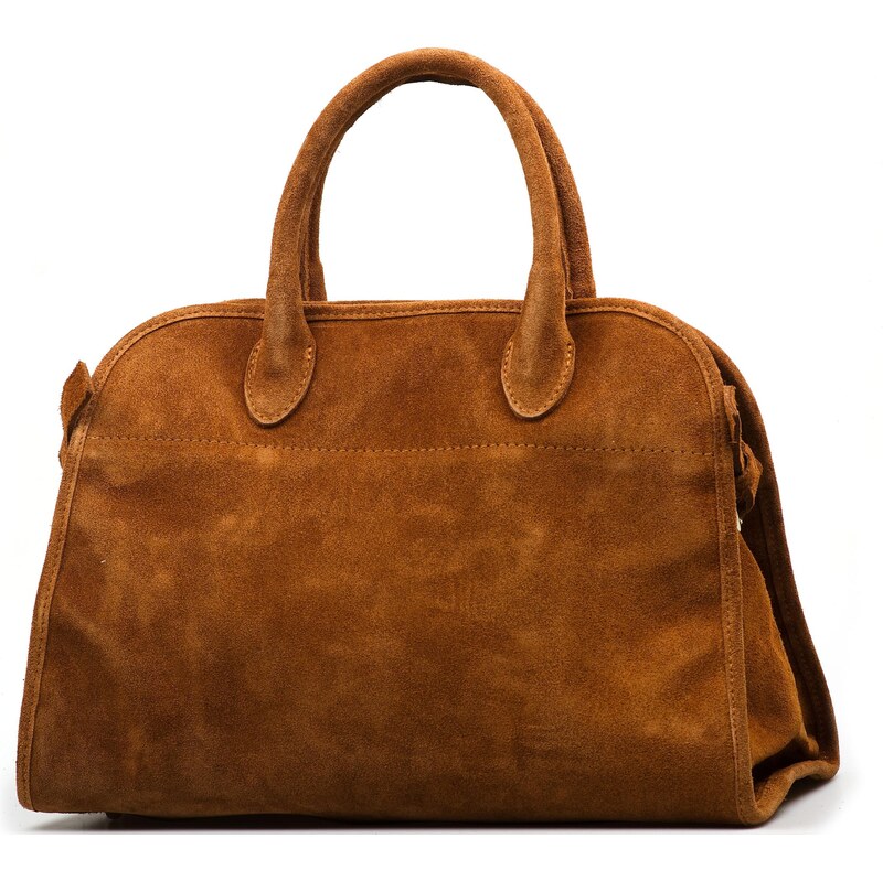 Blaire Kožená kabelka Sabine koňakovo hnedá 66186110