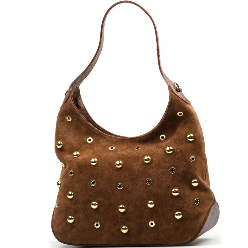 Blaire Kožená kabelka Mila koňakovo hnedá 66186120