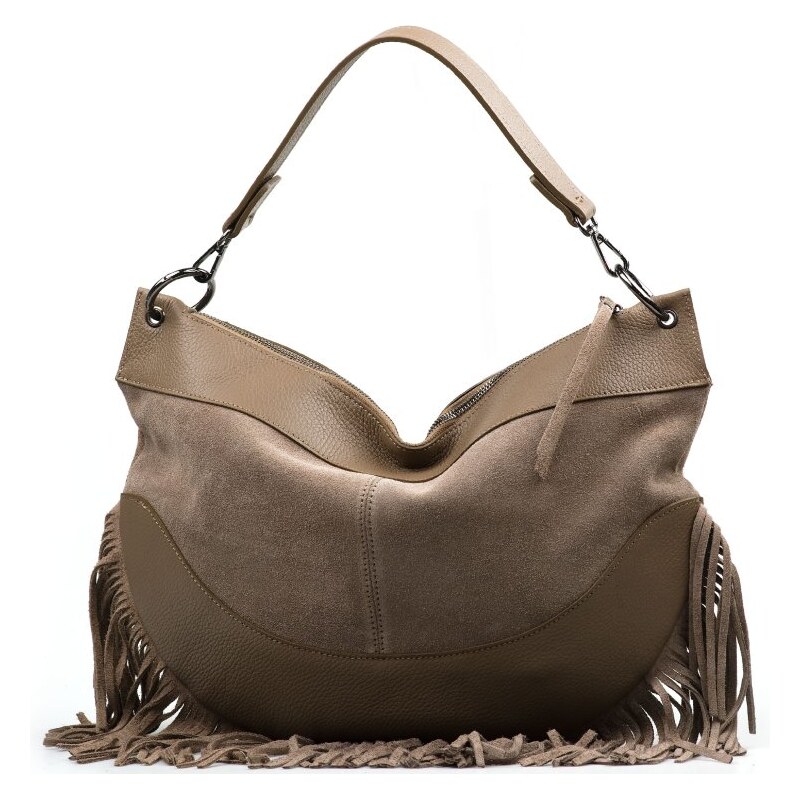 Blaire Kožená kabelka Julianna fango 66186113