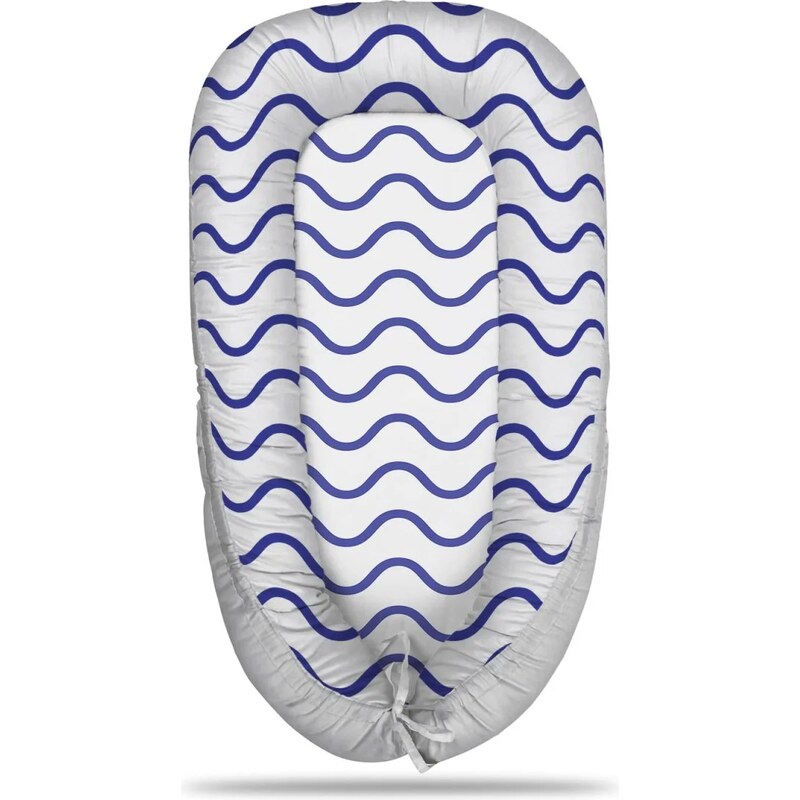 Sablio Hniezdočko pre bábätko Modré vlnky 65114098
