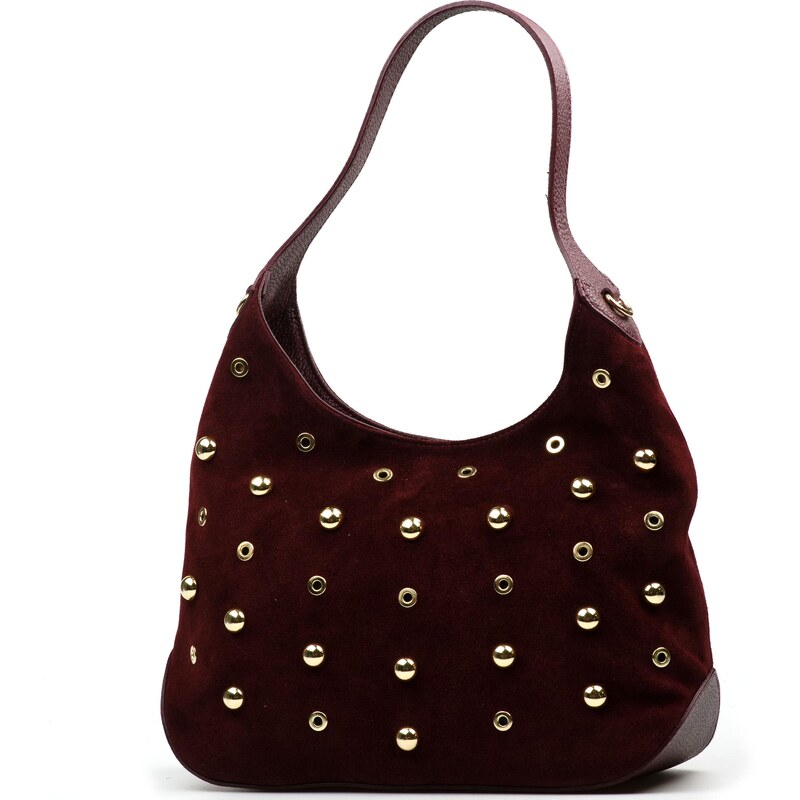 Blaire Kožená kabelka Mila bordó 66186118