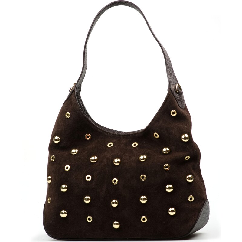 Blaire Kožená kabelka Mila hnedá 66186119