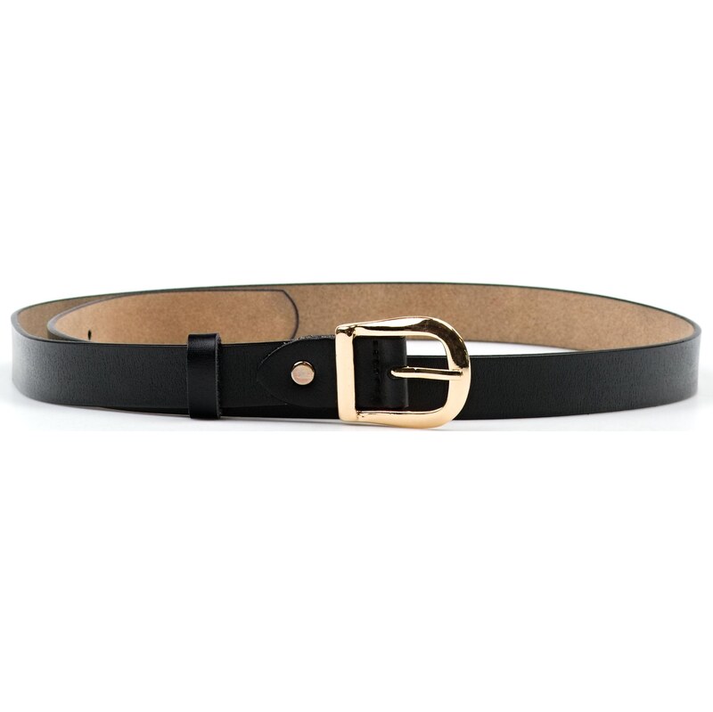 Blaire Dámsky kožený opasok čierny 66186129