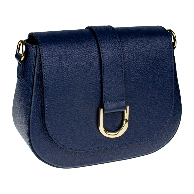Modrá kožená talianska crossbody kabelka Debora Blu NovaKabelka.sk 66186370