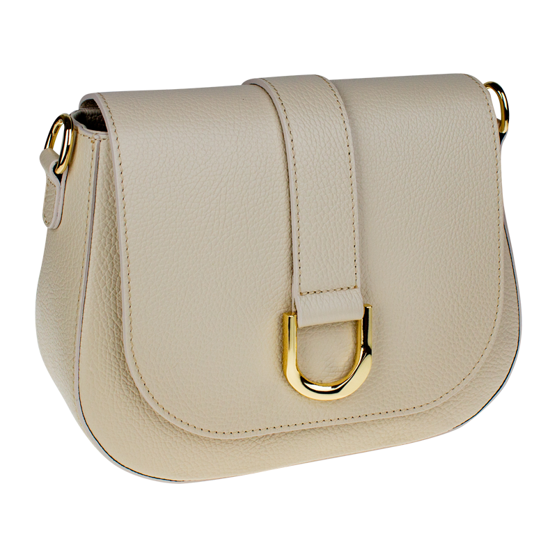 Béžová kožená talianska crossbody kabelka Debora Beige NovaKabelka.sk 66186369