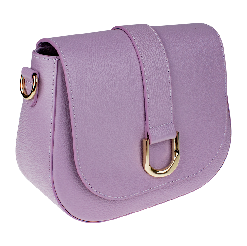 Fialová kožená talianska crossbody kabelka Debora Lilla NovaKabelka.sk 66186372