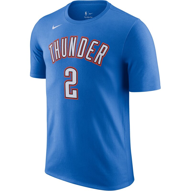Nike NBA Oklahoma City Thunder Tee - Pánske - Tričko Nike - Modré - 66360476