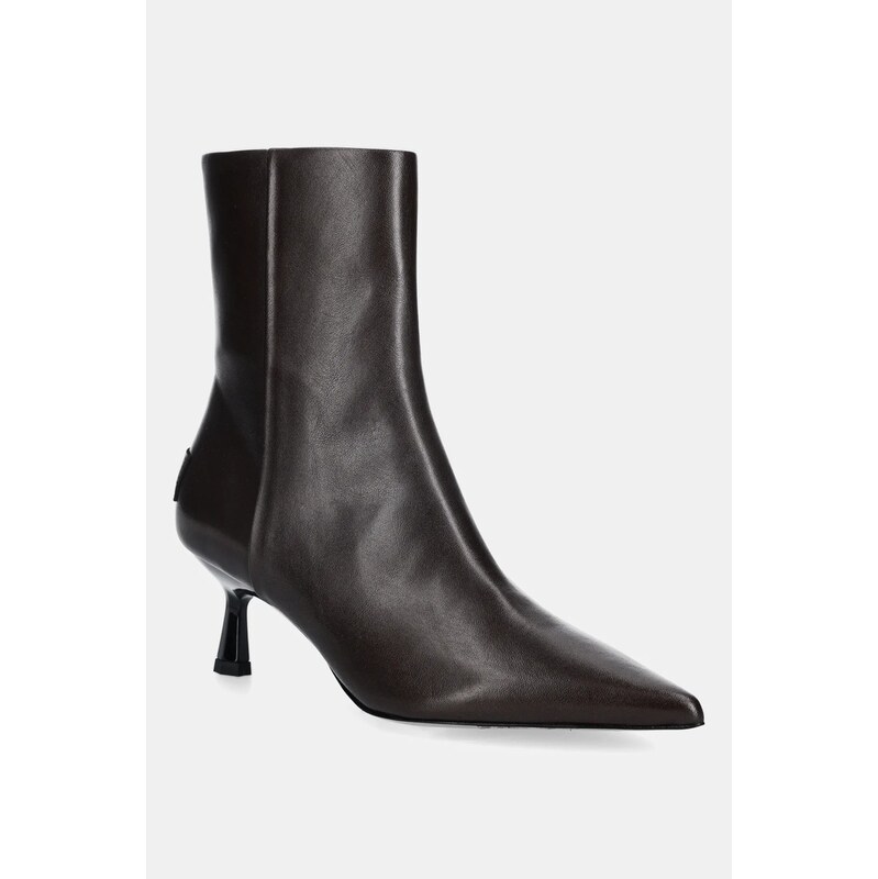Kožené členkové topánky AllSaints Vivian Boot 66186934