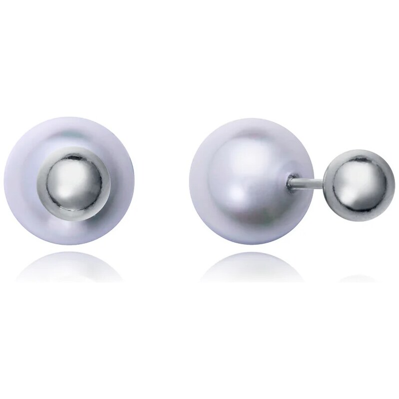 Viceroy Pôvabné guličkové náušnice so syntetickou perlou Air 66579383