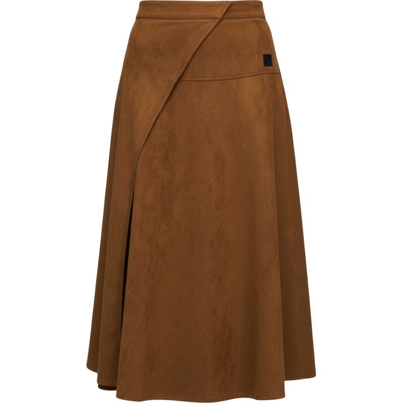 #VDR Ruffled Brown sukňa 66186232