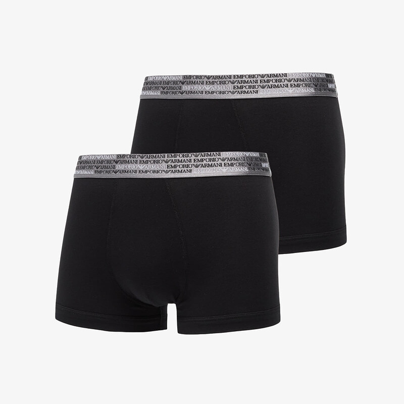 Boxerky EA7 Emporio Armani Bottom Trunk 2-Pack Black/ Black XL 66187252