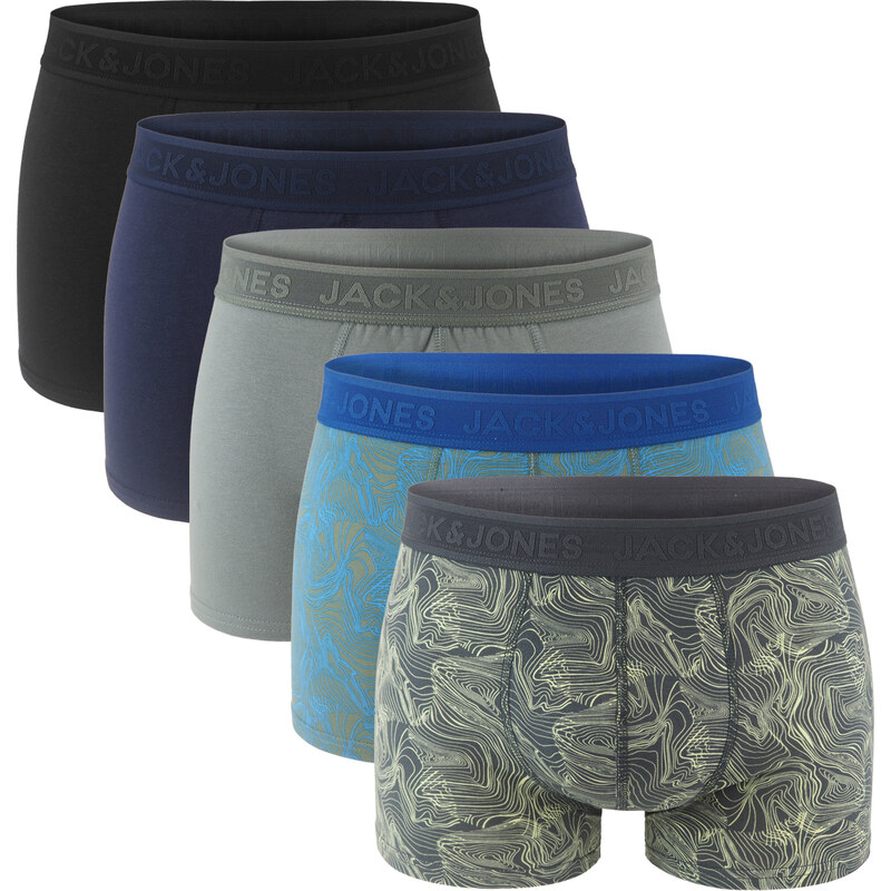 JACK & JONES - boxerky 5PACK Jaccameron color combo 66187232