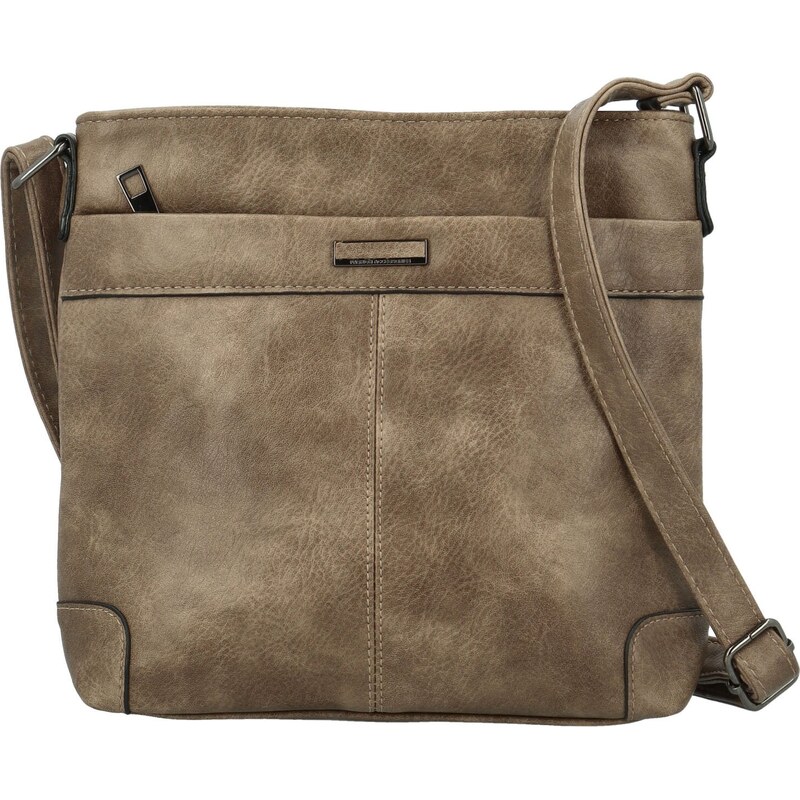 Dámska crossbody kabelka tmavo béžová - Romina & Co Bags Tayiba béžová 66187440