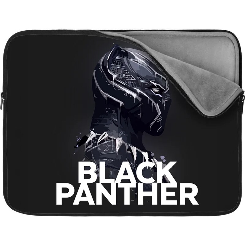 Sablio Obal na notebook BLACK PANTHER z profilu Čierny 65426445