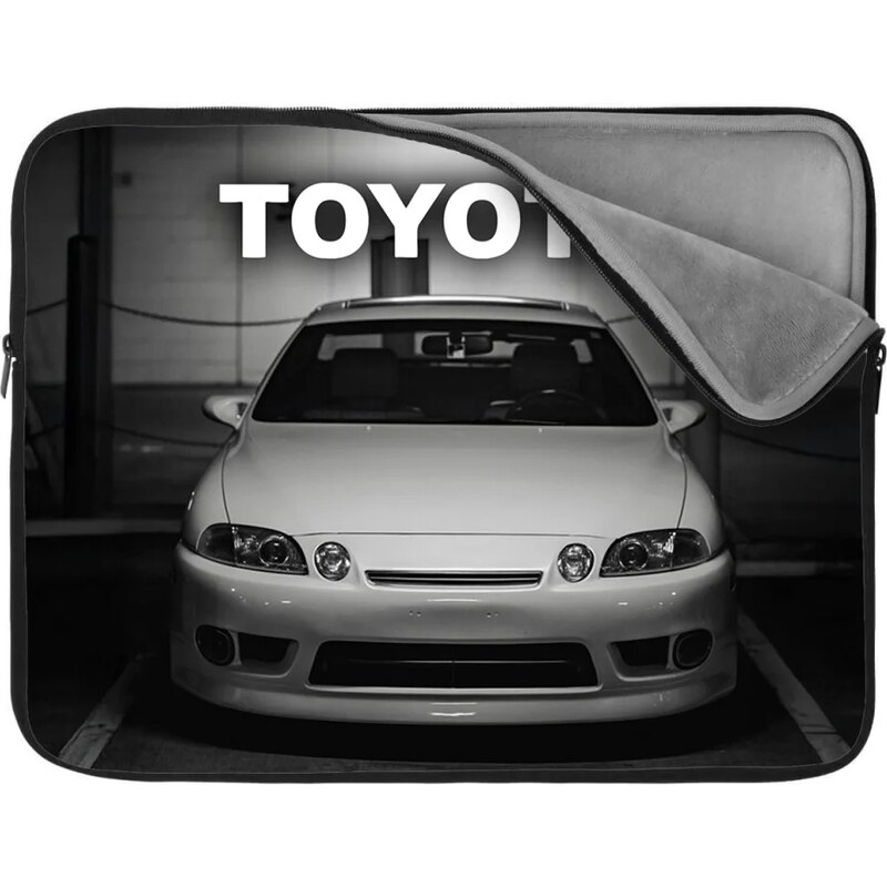 Sablio Obal na notebook Biele športové auto 65424446