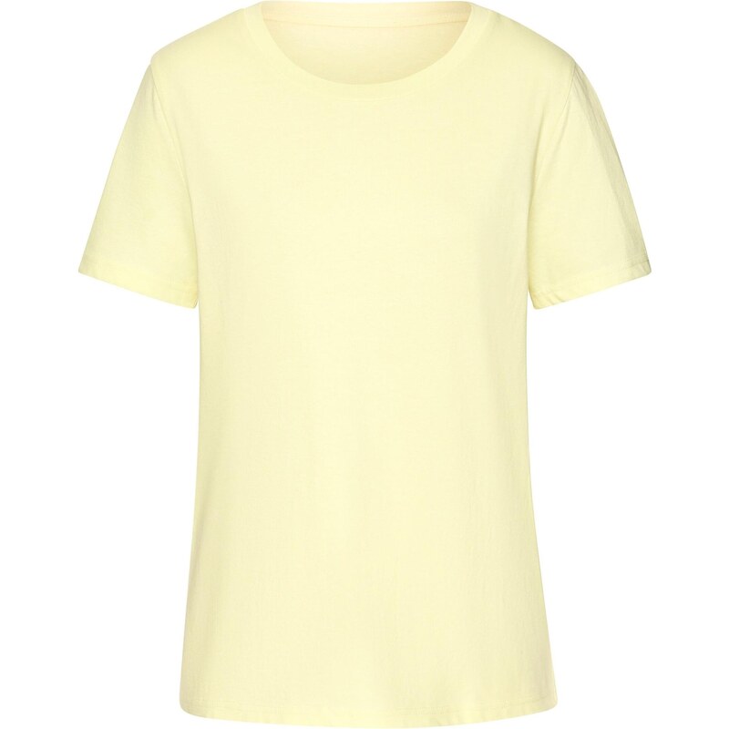 BEACH TIME Tričko pastelovo žltá 66189515
