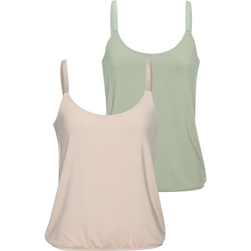 VIVANCE Top béžová / kaki 66189550