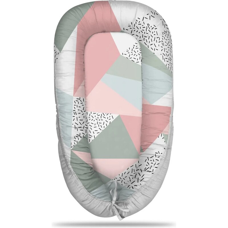 Sablio Hniezdočko pre bábätko Obrazce v nežných farbách 65114008