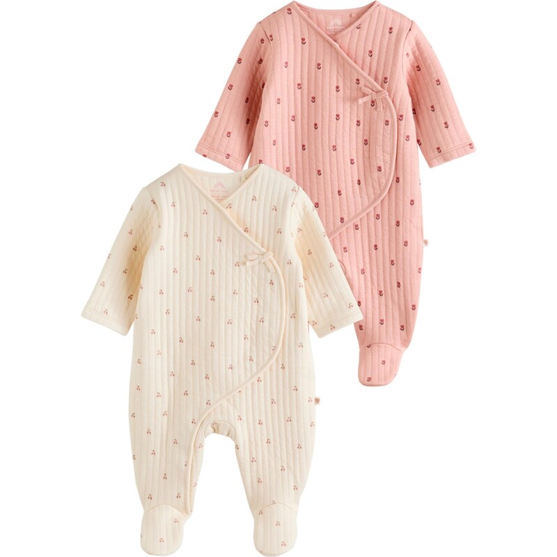 Next Pyžamo tmavofialová / pitaya / červená / šedobiela 66189747