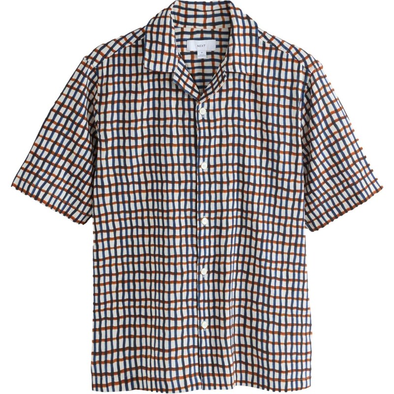 Next Košeľa námornícka modrá / červená / biela 66189912
