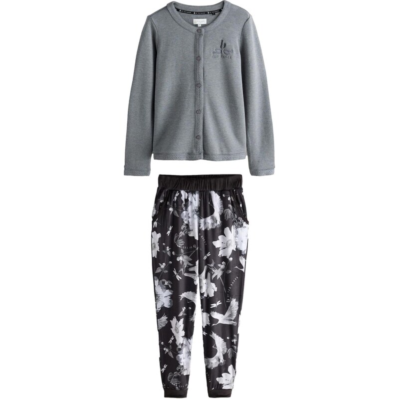 B by Ted Baker Pyžamo sivá melírovaná / čierna / biela 66189849