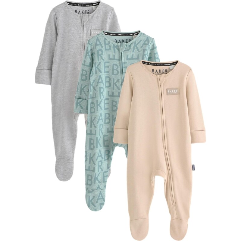 Baker by Ted Baker Pyžamo sivá / zelená / mätová / marhuľová 66189888