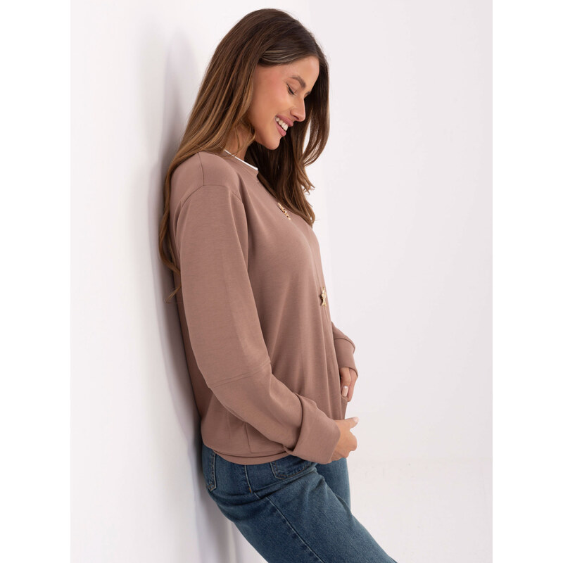 RELEVANCE Sweatshirt-RV-BL-A929.00-dark beige 66190002