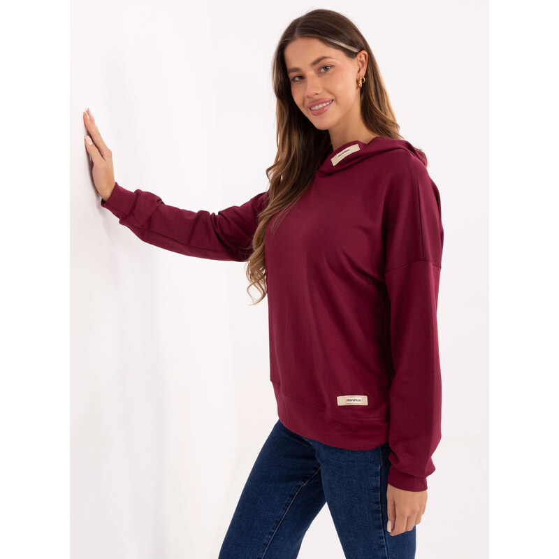 RELEVANCE Sweatshirt-RV-BL-A902.24-burgundy 66190008