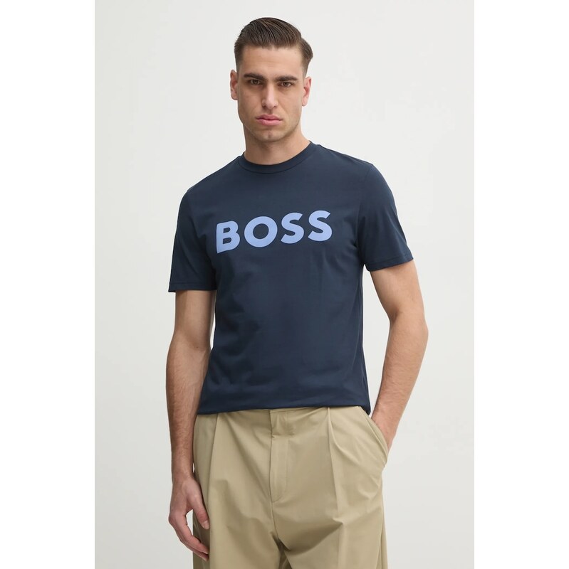 BOSS Orange Bavlnené tričko BOSS BOSS CASUAL Thinking 1 62159407
