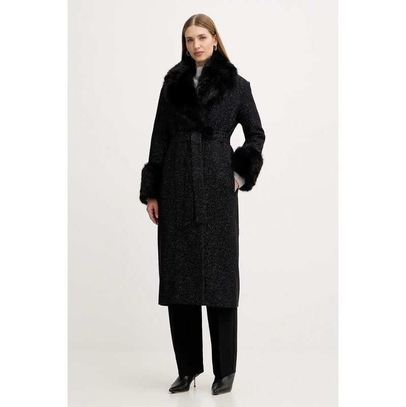 Kabát s prímesou vlny Twinset 66196494