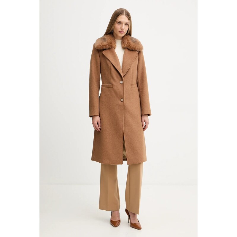 Kabát s prímesou vlny Guess KAROLE 66200251